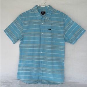 O'Neill Light Blue Striped Men's Shirt